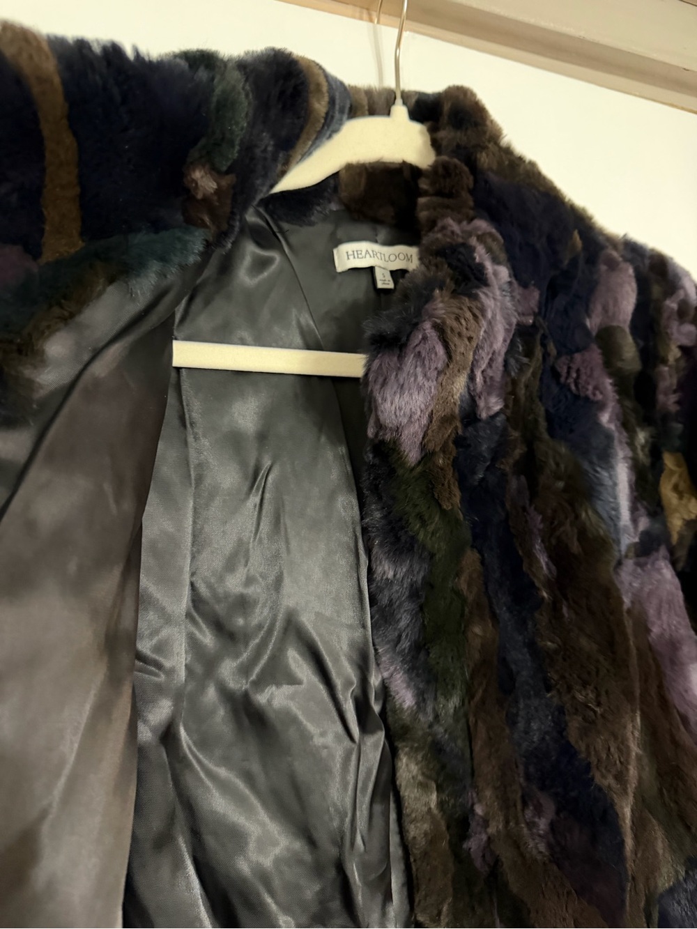 Heartloom Meg Patchwork Genuine Rabbit Fur Jacket - Picture 5 of 7